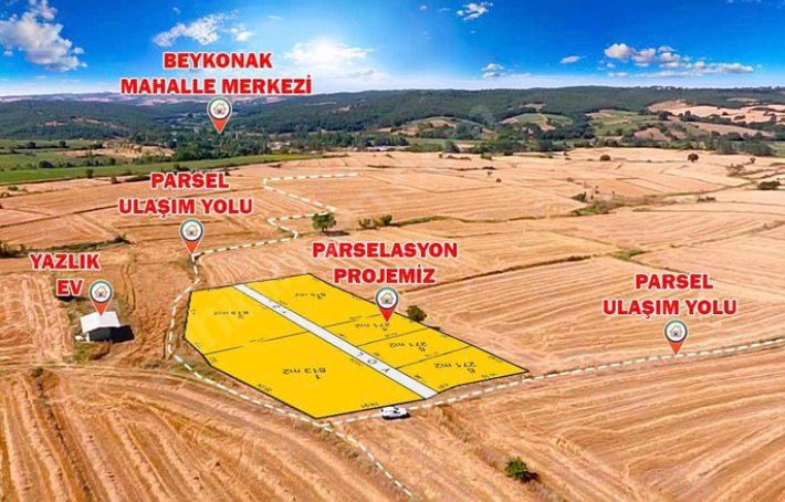 813 m² YOLA CEPHE ARSA – BEYKONAK MAHALLESİ 