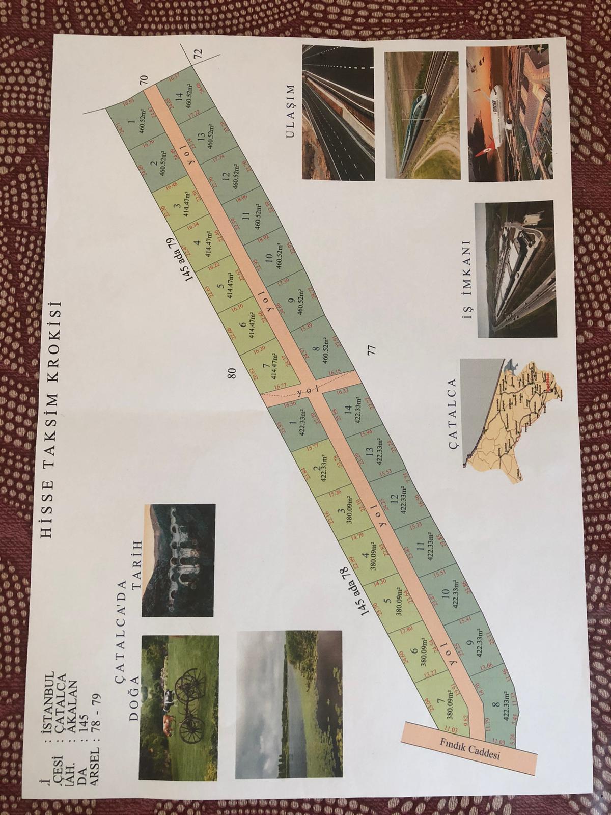 ÇATALCA AKALAN MAHALLESİ’NDE YERLEŞİM İÇİNDE FIRSAT ARSA